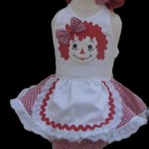 Raggedy Ann Halloween Costume or Pageant OOC